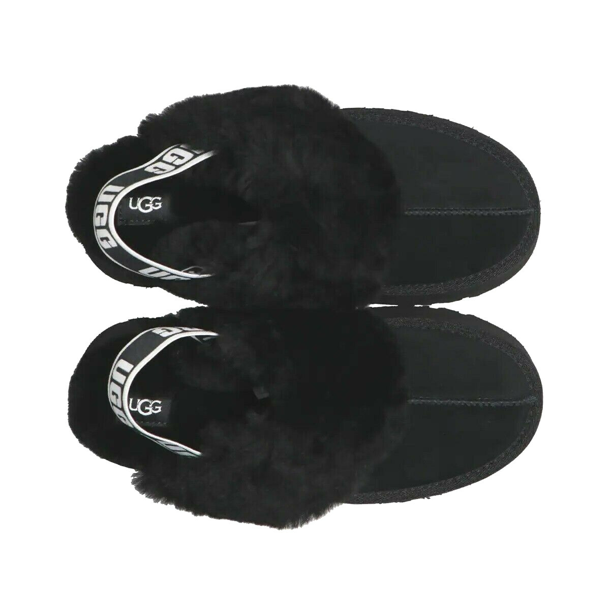 ★UGG★Banding Platform Sandals Funket W Black ★111347-4BLK New Women's UGG Brand Platform Funkette Slipper Sandals