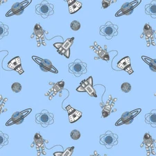 Handmade Blanket, Burp Rag/ Security Blanket, and Bib Rockets