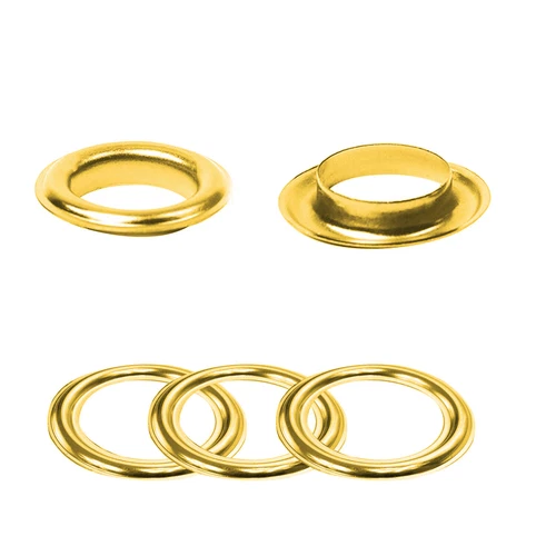 Ojales grandes de metal y latón de 30 mm 40 mm oro plata bronce ojales con arandela - Imagen 14 de 29