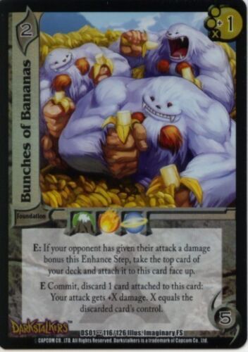 UFS CCG Darkstalkers Bunches of Bananas Foil Promo card MINT - Picture 1 of 1