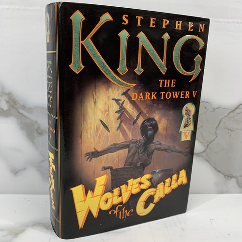 Vintage Hardcover Book STEPHEN KING Dark Tower V: Wolves of the Calla 1st - Picture 2 of 11