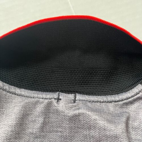Nike Dri-Fit Tour Performance Golf Polo Shirt Mens M Black/Gray/Red 639914-011 - Picture 6 of 8