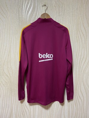 BARCELONA 2016 2017 FOOTBALL SOCCER TRAINING 1/4 SWEATSHIRT NIKE