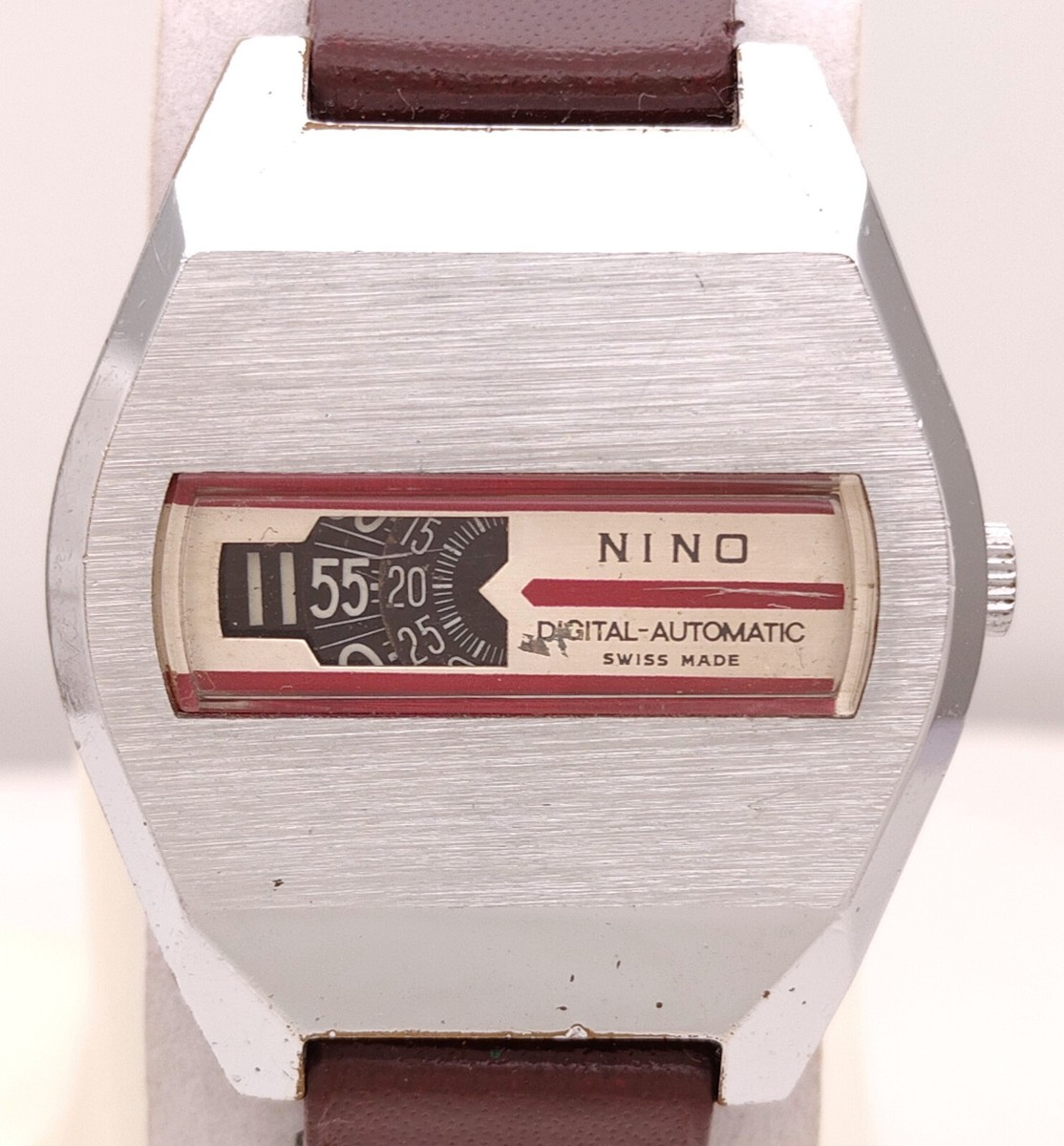 NINO DIGITAL JUMP HOURS Automatic N901 Swiss Cal. AS2072 Men's