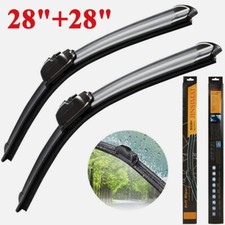 Wiper Blades J-hook 28 28 Quality Bracketless Windshield Pair All Season