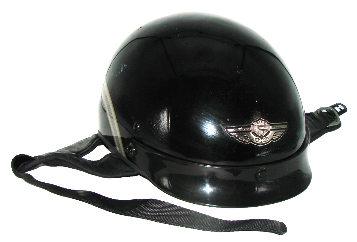 Harley Davidson Motorcycles 100th Anniversary Half Helmet Black