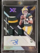 2020 Jordan Love Panini XR Triple Swatch Autographs 
