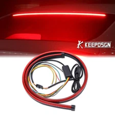 40" Car LED Third High Brake Light Rear Windshield Turn Signal Light Sequential
