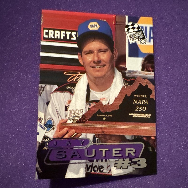 1999 Press Pass #56 Jay Sauter Rookie CARD