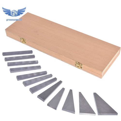 12Pcs Precision Hardened Steel Angle Block Set 1/4 To 30 Degree Gauge Block - Picture 2 of 6