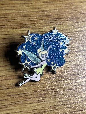 Vintage Disney World - Tinker Bell Exclusive pixie Dust Dreams - Disney Pin Blue