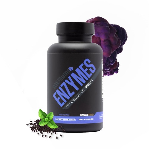 Sculpt Nation by V Shred Digestive Enzymes - Multi Enzyme for Digestion and G...