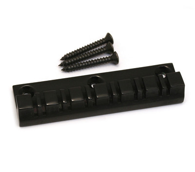 Black Finish Brass 12-string Anchor Type Tailpiece for Guitar ATP-12-B