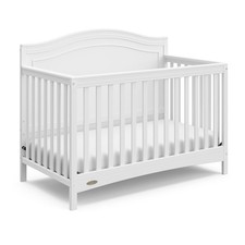 Graco Paris 4-in-1 Convertible Crib White GREENGUARD Gold Certified