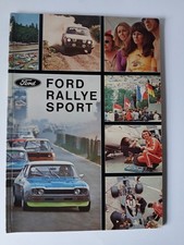Ford Rallye Sport catalogue 1973. Ford Rally parts book. Ford Motor sport.