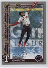 2025 Topps Holiday Holiday Silver Glitter Adolis Garcia Adolis García #H61 15zu