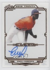 2019 Leaf Trinity Clear Auto Enoli Paredes #CA-EP1 Auto 03j5