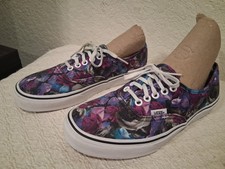 Vans Authentic Sneakers Purple/Blue Digi Floral Multi/True White Colorway Sz8
