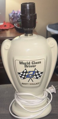 RARE World Class Driver Rusty Wallace Lamp Collectable NASCAR Racing US52