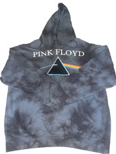 Pink Floyd THE DARK SIDE OF THE MOON World Tour 1973 Gray Hooded Pullover Medium