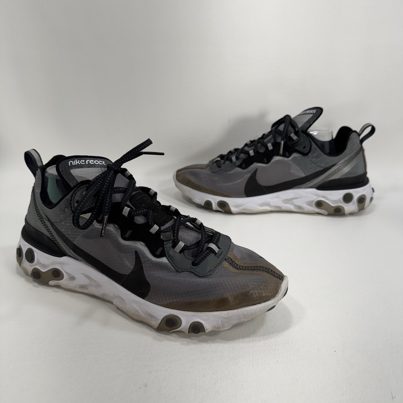 Nike React Element 87 Running Shoes Anthracite AQ… - image 2