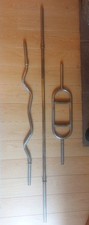 Standard 1"Inch Barbells Various 6ft Straight EZ Bar Curl Bar. Read Description