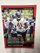 2017 Panini Donruss RookiesProof Red Zach Cunningham #353 Rookie RC Texans