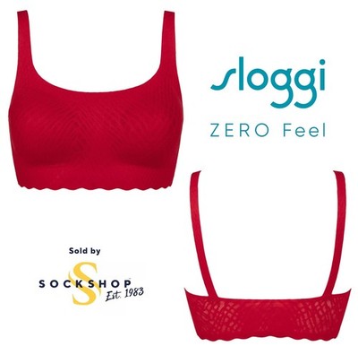 Women's Sloggi ZERO Feel Bliss Festive Top Bralette Scoop Neck 1 Pack - S,M,L,XL