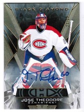 25/26 2025 BLACK DIAMOND JOSE THEODORE BDB-JT BASE LEGENDS AUTOGRAPH AUTO /25
