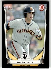 2014 Bowman Draft #DP94 Dylan Davis Black San Francisco Giants Baseball