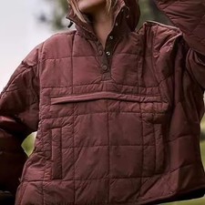 Womens Hooded Cotton Padded Jacket Winter Warm Quilted Coat Casual Outerwear