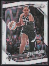 2025 Panini Prizm WNBA #76 A’ja Wilson White Seismic Prizms