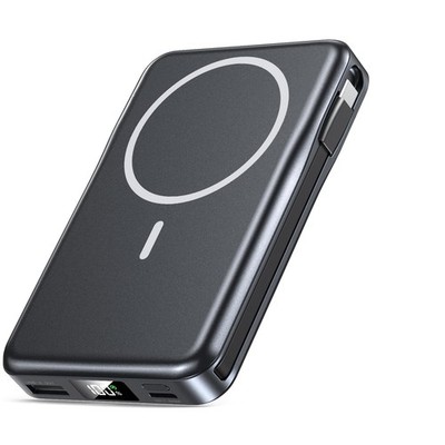 Magnetic Portable Charger, 10000mAh Power Bank, 5 in 1 Portable Charger with ...