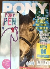 Pony magazine Spring 2026 You can ride without stirrups, Go hacking + Pony pen