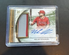 2025 Topps Museum Collection Nolan Schanuel Momentous Material Auto #12/15