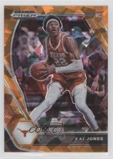 2021-22 Panini Prizm Draft Picks Orange Ice Prizm Kai Jones #14 08yu