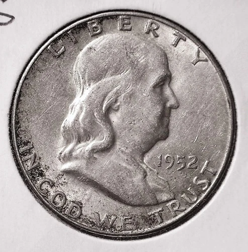 1952-S Franklin Half Dollar, AU #3040