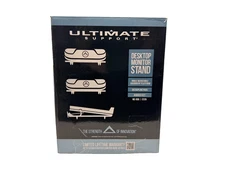 Ultimate Support MS-80B Desktop Monitor Stands – Adjustable Isolation Pair w/Box