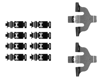 TEXTAR 82549300 Zubehörsatz, Scheibenbremsbelag für AUDI,AUDI (FAW),BENTLEY,VW