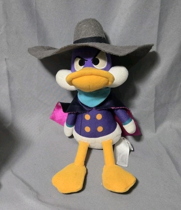 Rare Authentic Funko Disney Plushies Afternoon Darkwing Duck 10" Plush 2018 OOP