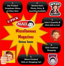 MAD MISCELLANEOUS MAGAZINES (Various Issues) YOU CHOOSE [Listing 5 of 6]