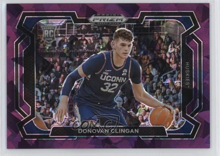 2024 Panini Prizm Draft Picks Purple Ice Variations /149 Donovan Clingan #95 9o3