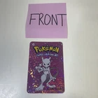 Pokémon Vintage Pocket Monsters Vending Prism Holo Rare Foil MEWTWO 150 Card