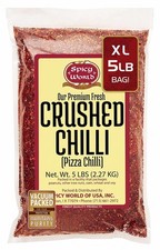 Bulk Crushed Red Pepper Flakes 5 lb Pack - Spicy Chili Seasoning