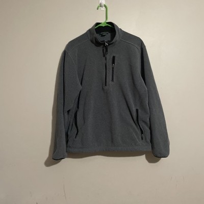 LL Bean 1/4 Fleece Pull Over Sweater Jacket  Men s Size M