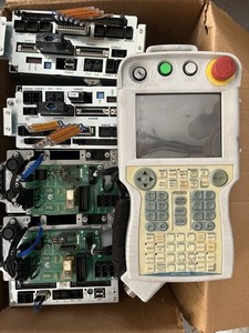 Motoman JZNC-YIU01-E Robot Controller Parts, Cables, Connectors Lot