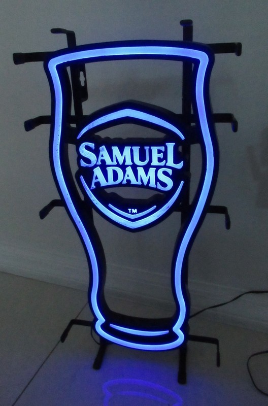 NEW SAMUEL ADAMS BEER LIGHT UP LED SIGN 11” X 22” SAM ADAMS