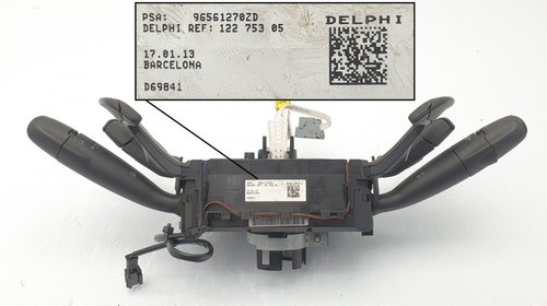CITROEN/DS BERLINGO 10-17 B9 GENUINE COMBINATION STALK ASSEMBLY SQUIB 96561270ZD - Picture 16 of 19