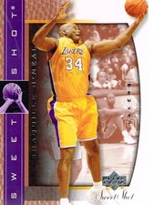 SHAQUILLE O'NEAL UPPER DECK 2003-04 SWEET SHOTS SERIES CARD# 36