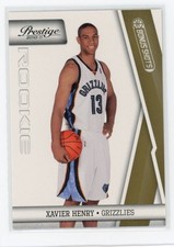 2010-11 Panini Prestige #222 Xavier Henry Bonus Shots Gold #/249